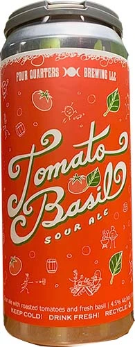 Four Quarters Tomato Basil 4 Pk - Vt